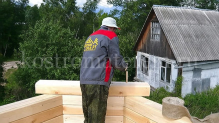 Строительство дома из бруса по проекту ДБ-2 Лобаново МО