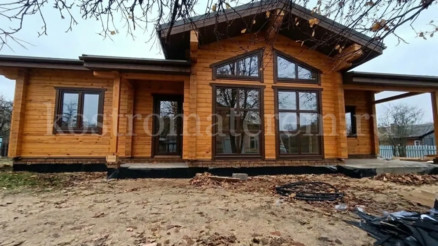 Строительство дома из клеенного бруса в п. Волга