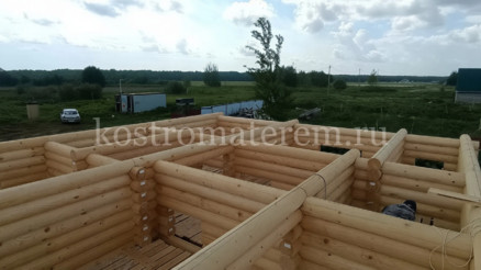 Строительство дома из оцилиндрованного бревна в Конаковском районе