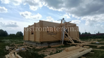 Строительство дома из оцилиндрованного бревна в Конаковском районе